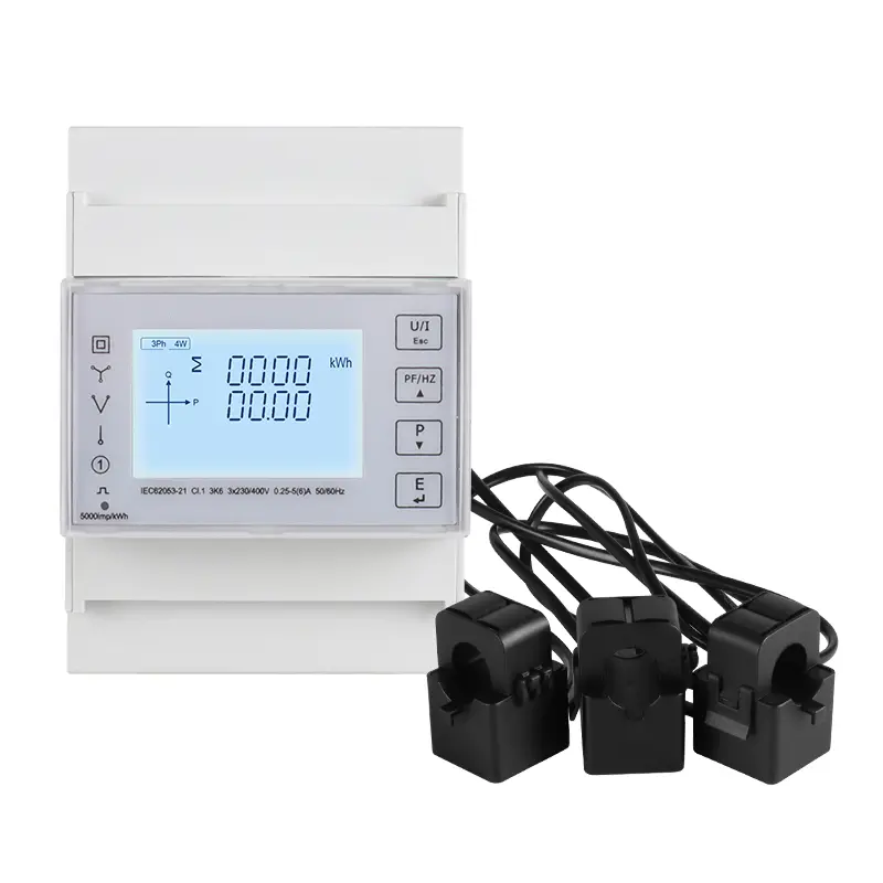 3P 4W Hög Precision Mätning DIN RAIL SMAT METER