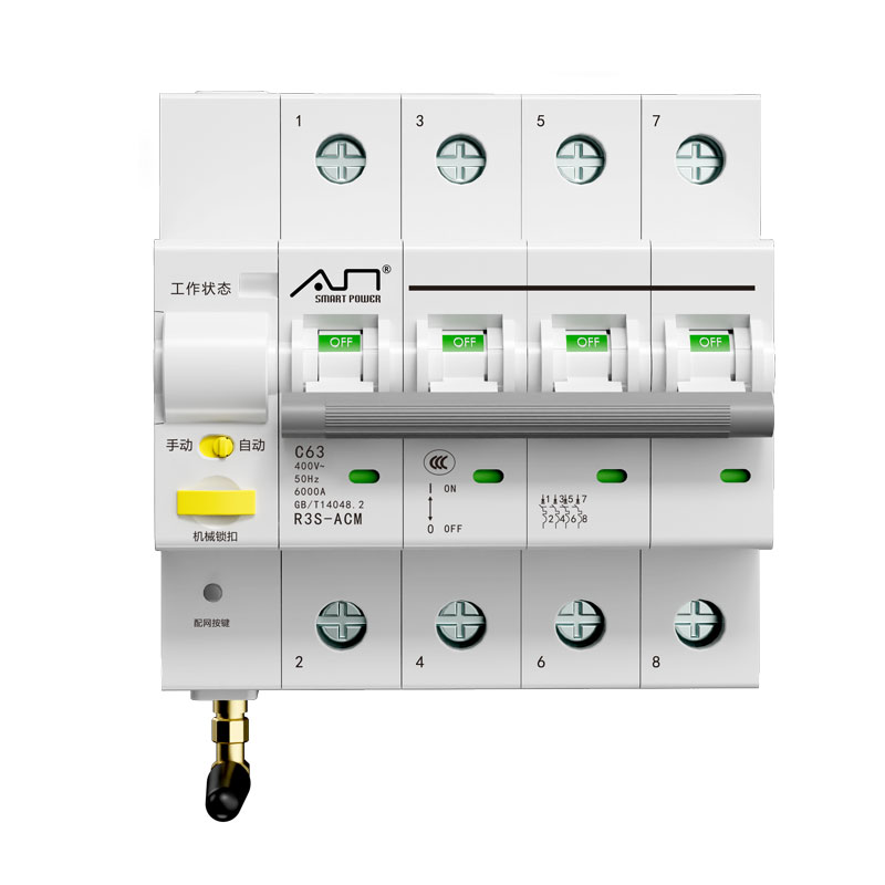 R3S Series 4P Intelligent Circuit Breaker Switch